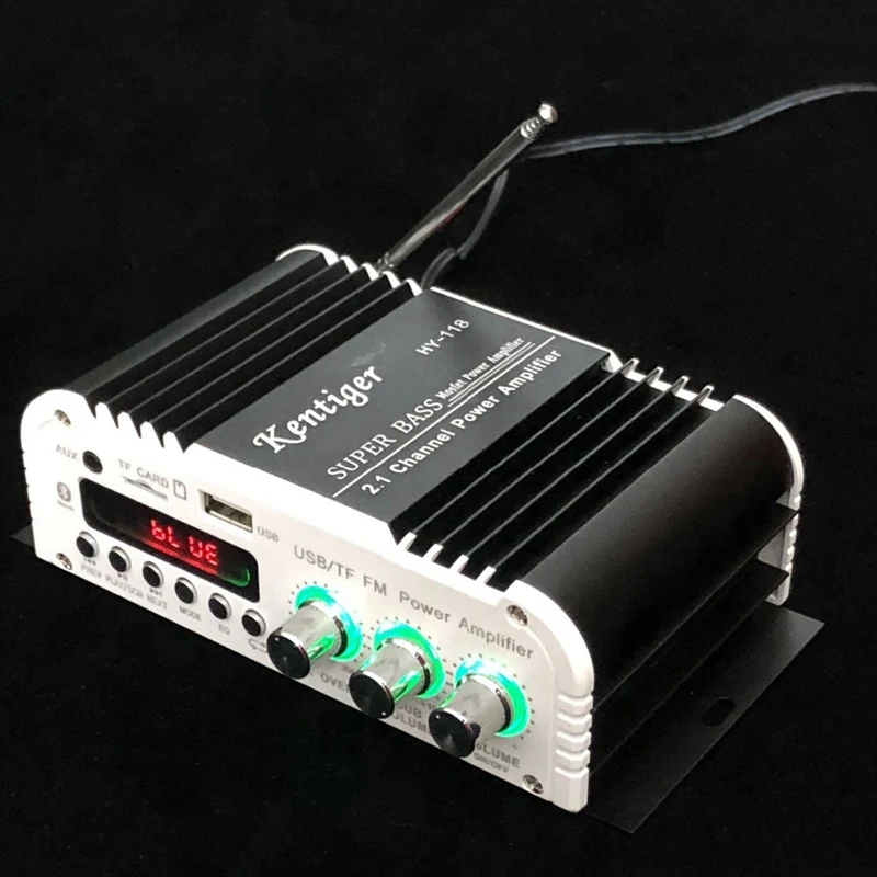 Kentiger Hy 118 2 1 + 4 канальный выходной сабвуфер Tf Usb Fm аудио усилитель стерео