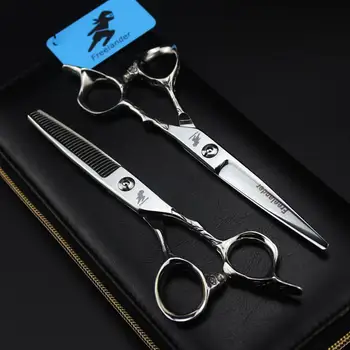 

6" Barbers Hair Cutting Scissors 440c Quality Hair Scissors Kit Professional Straight & Thinning Scissors Hair Salon Tools