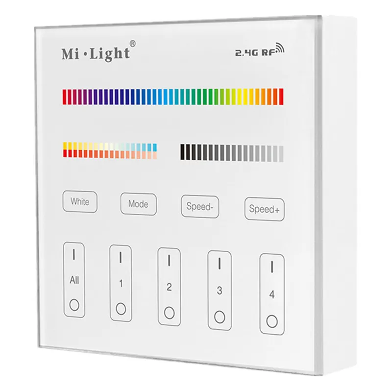 T4 Remote MiBoxer FUT061 9 Вт RGB+ CCT светодиодный светильник AC110-220V встраиваемые потолочные светильники с регулируемой яркостью поддержка 2.4HG пульт дистанционного управления/WiFi управление приложением - Испускаемый цвет: T4 Remote