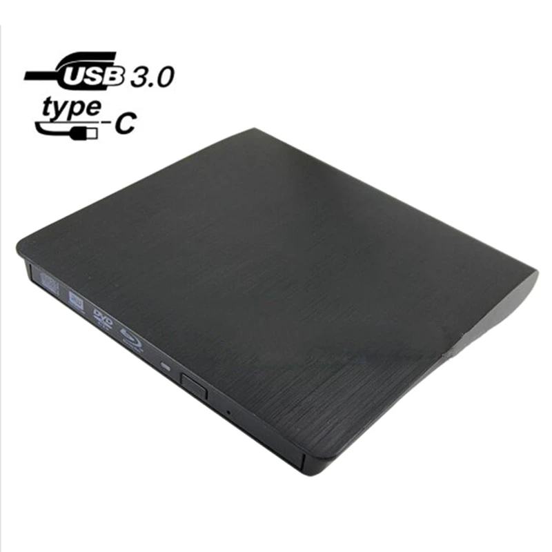 Внешний Bluray DVD привод USB 3 0 тонкий Blu Ray 3D CD диск для ноутбука Mac Настольный Windows OS