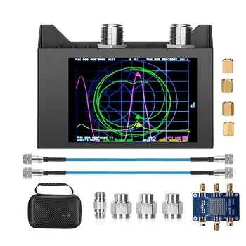 

NanoVna SAA-2N VNA Antenna Analyzer,50KHz -3GHz Vector Network Analyzer with Bag & Testboard Kit,4Inch LCD,Parameters