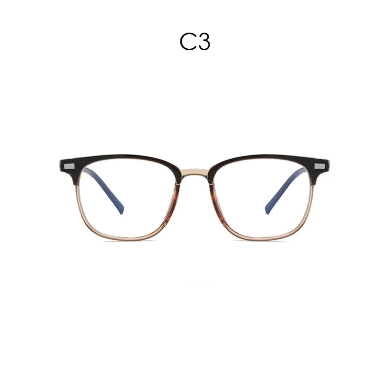 Iboode, квадратные очки, оправа для мужчин и женщин, оправа для очков, заклепки, близорукость, компьютерные очки, мужские, женские, прозрачные линзы, оптические очки