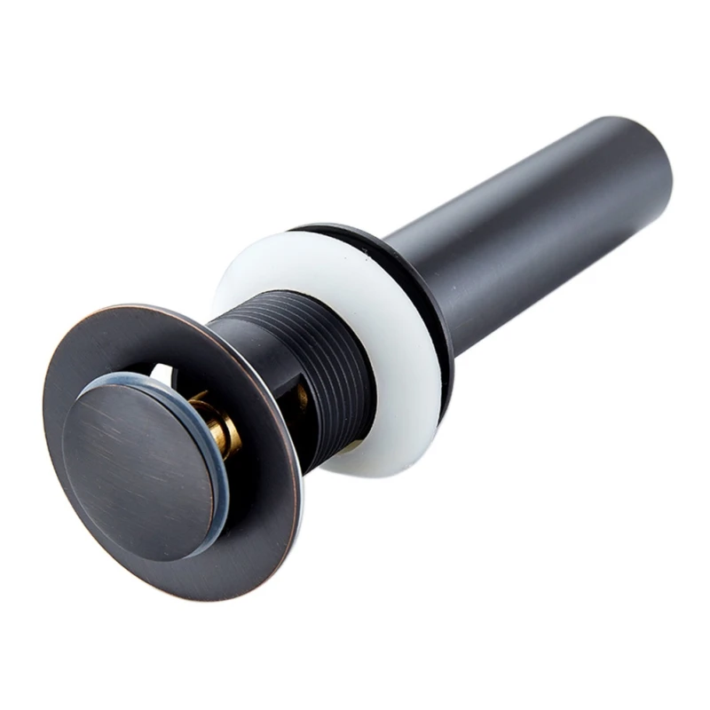 

Drainage Sink All-copper Black Washbasin Bouncing Sink Deodorant And Insect-resistant Washbasin Accessories Bathroom supplies