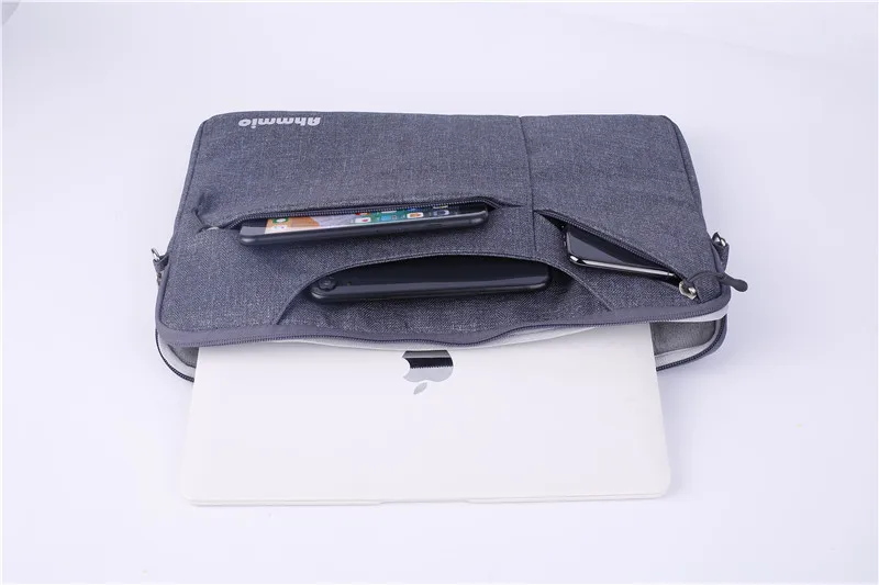 Сумка для ноутбука, водонепроницаемый чехол для ноутбука lenovo hp acer Dell Macbook 11 13 14 15,6 дюймов, мягкий чехол для Pro