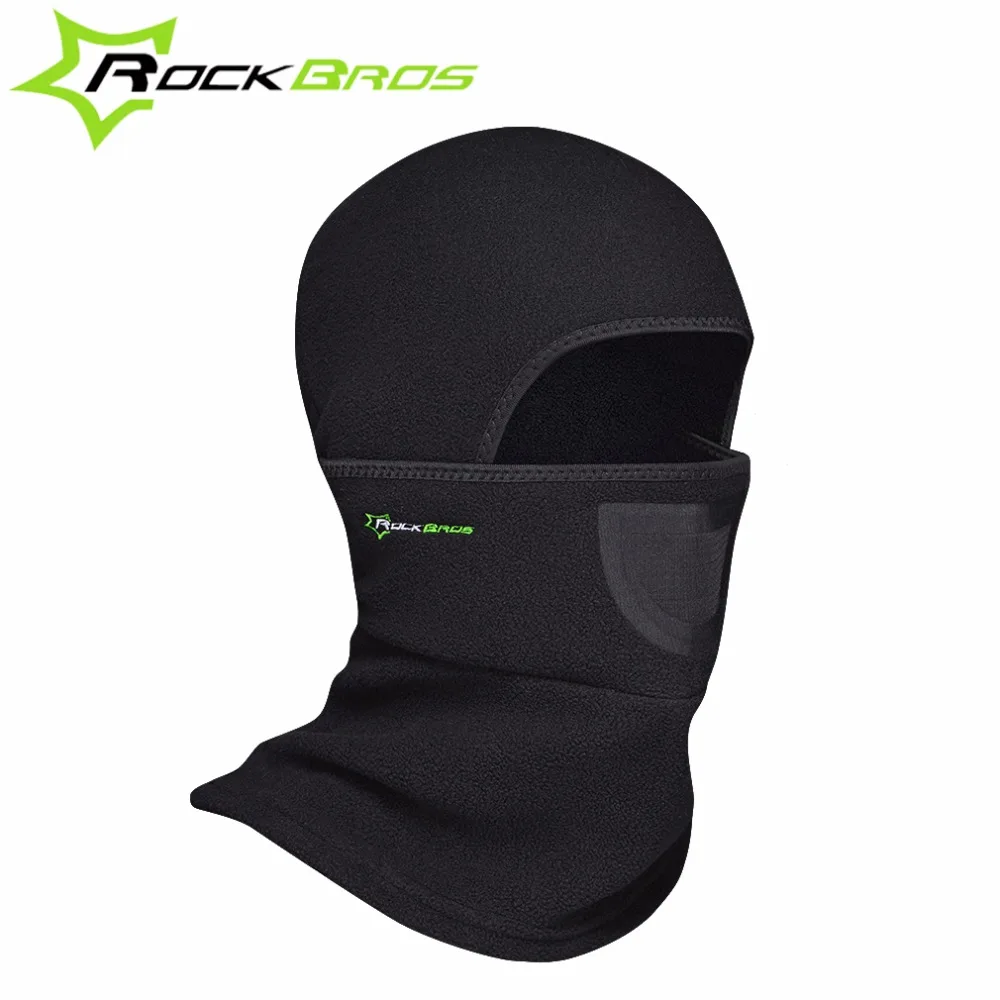 ROCKBROS полная маска с лицом для езды на велосипеде головной убор MTB велосипедный головной убор дорожный велосипедный головной убор шеи теплый воротник шарф Тепловая флисовая шапка 4 стиля