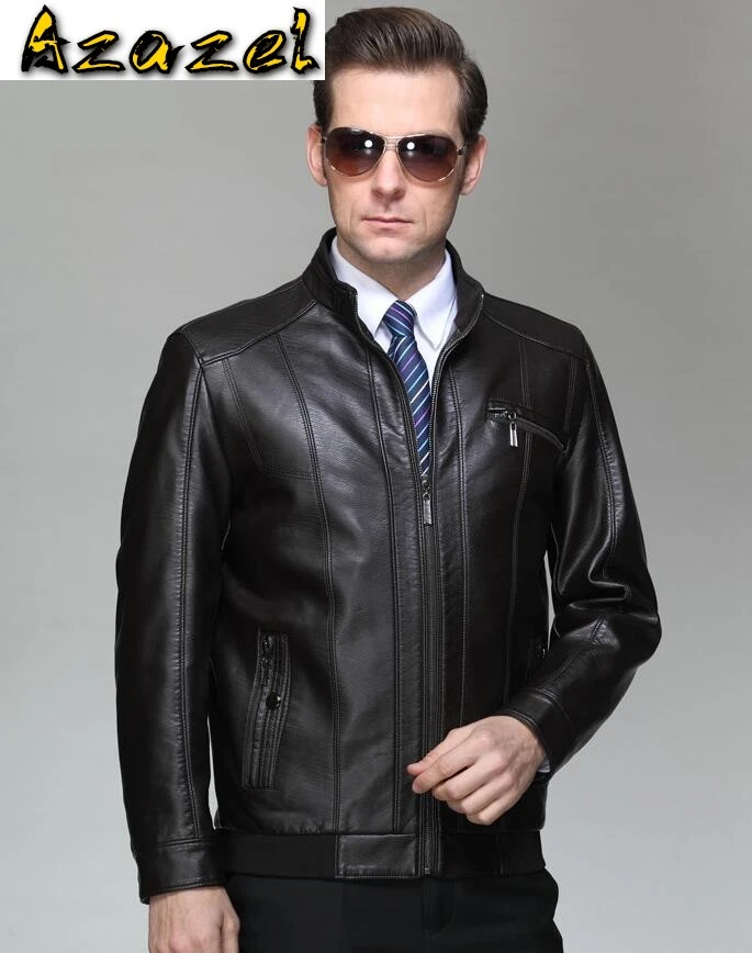 Mens sheepskin slim leather clothes 2020 New Spring and Autumn Brand Men's Genuine Leather jacket Men Business Casual jackets leather aviator jacket