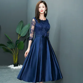

A-Line Satin Cocktail Dress O-Neck Sleeveless Burgundy Short Evening Party Dress Knee-Length Prom Dress Vestido de noiva