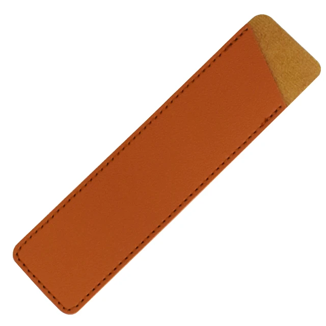 Elegant PU Leather Pen Holder - Soft Pencil Case for Stationery and Writing Materials