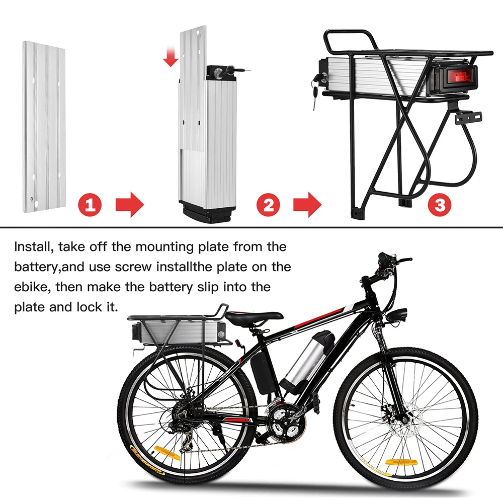Литий ионная батарея для электроскутера Ebike 60 в 20 Ач 25 30 задняя стойка аккумулятор