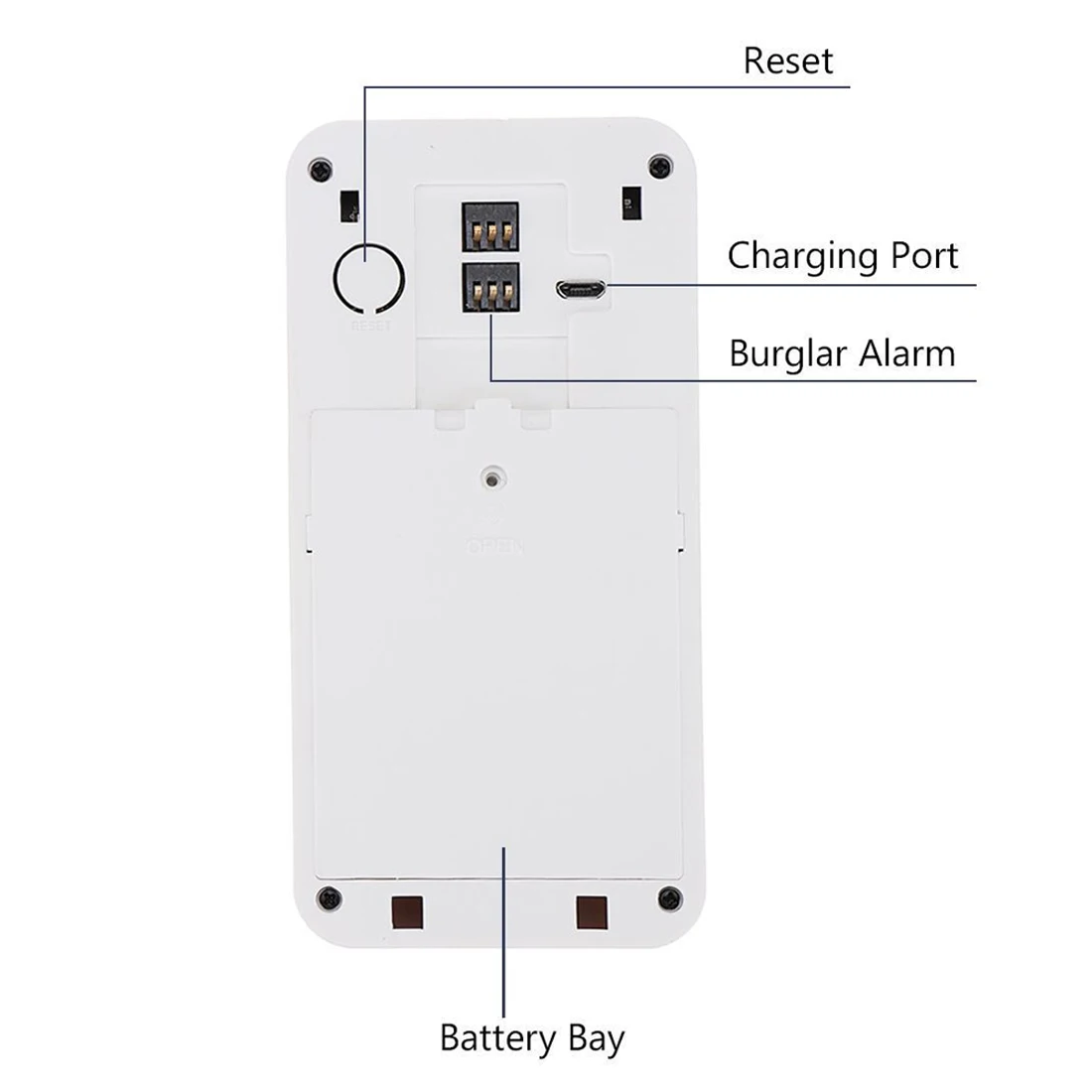

Video Doorbell Music doorbell Alarm Door Phone IP Camera Battery Outdoor Waterproof for iOS Android chime door bell