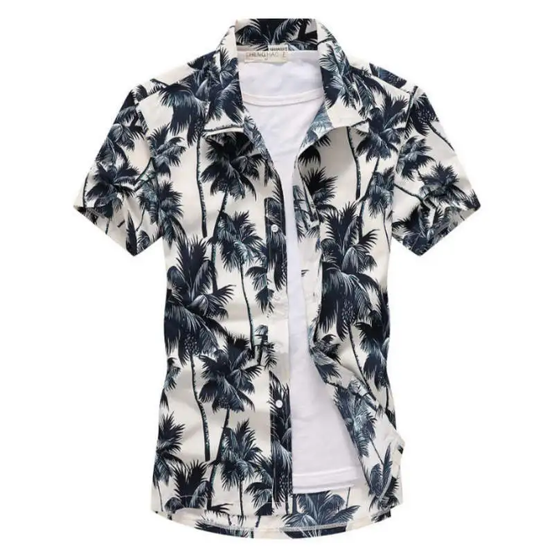 Mens Summer Beach Hawaiian Shirt 2019 Brand Short Sleeve Plus Size Floral Shirts Men Casual Holiday Vacation Clothing Camisas Mens Summer Beach Hawaiian Shirt 2019 Brand Short Sleeve Plus Size Floral Shirts Men Casual Holiday Vacation Clothing Camisas