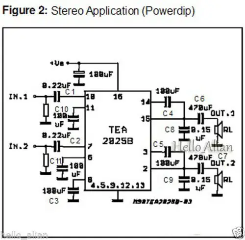 TEAB Stereo Audio Power Amplifier Board AC 5V-9V DC 5V-12V 3W*3W Dual Channel VOL