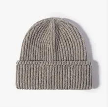 Bonnet tricoté en laine pour homme et femme, de styliste européen, classique, avec broderie, pour Couple, chaud, de bonne qualité, pour l'automne et l'hiver 