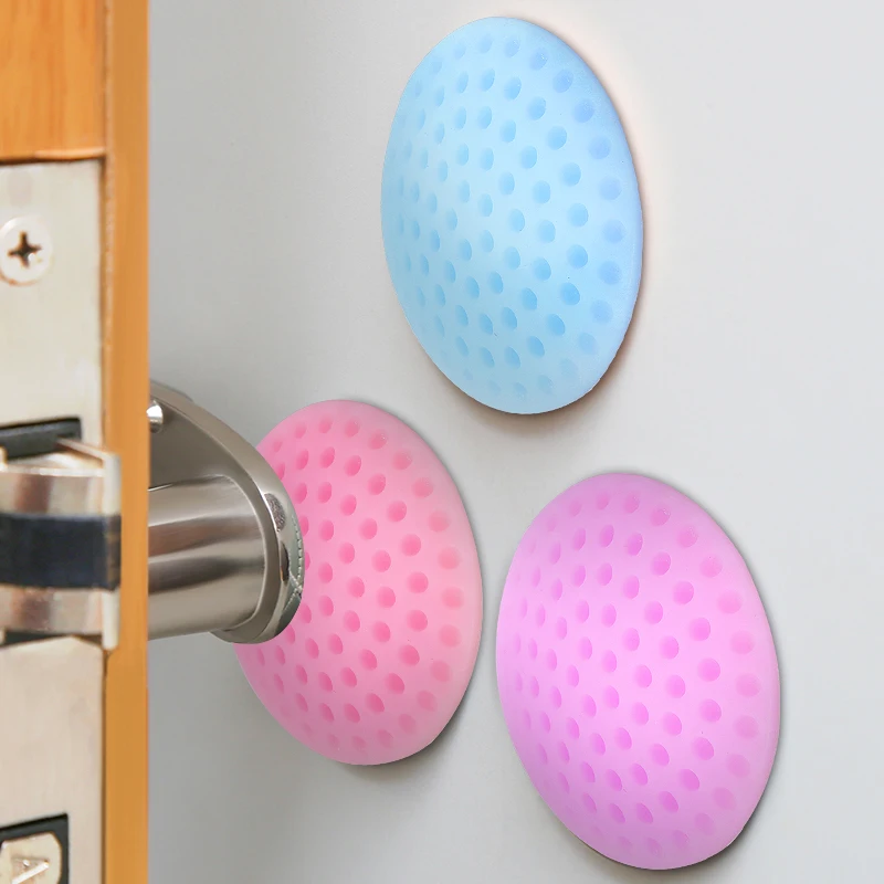 Rubber Protective Pad Mute Rubber Pad To Protect The Wall Self Adhesive Stickers Door Stopper Golf Style door decor
