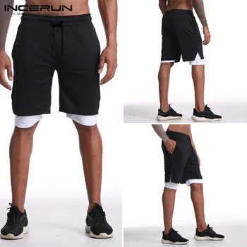 

Mens Athletic Shorts Gym Joggers Fashion Male Fitness Outdoor Running Sports Performance Casual Short Trousers S-5XL INCERUN