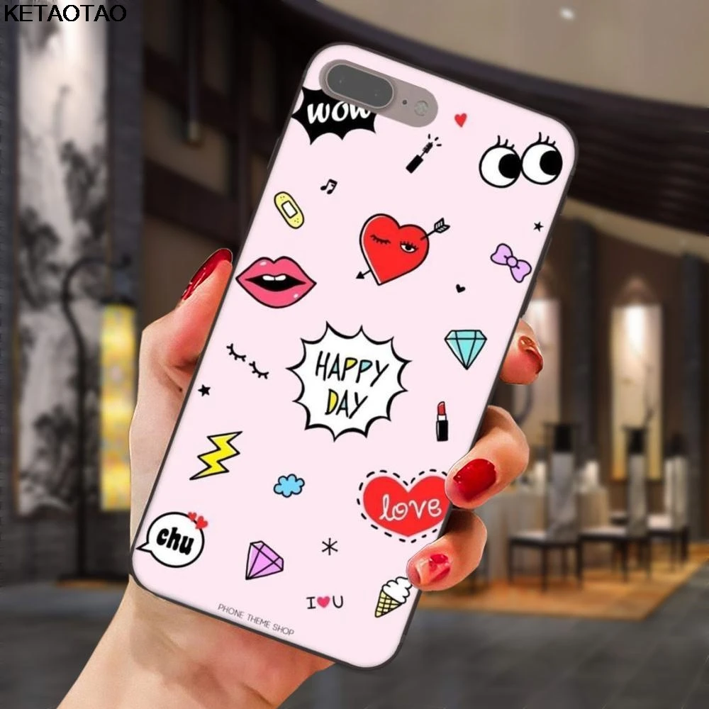 Синий KETAOTAO Модный чехол Chiara Ferragni Eyes для samsung galaxy S4 S5 S6 S7 S8 S9 S10 edge Note чехол из мягкого ТПУ резины силикона - Цвет: Синий