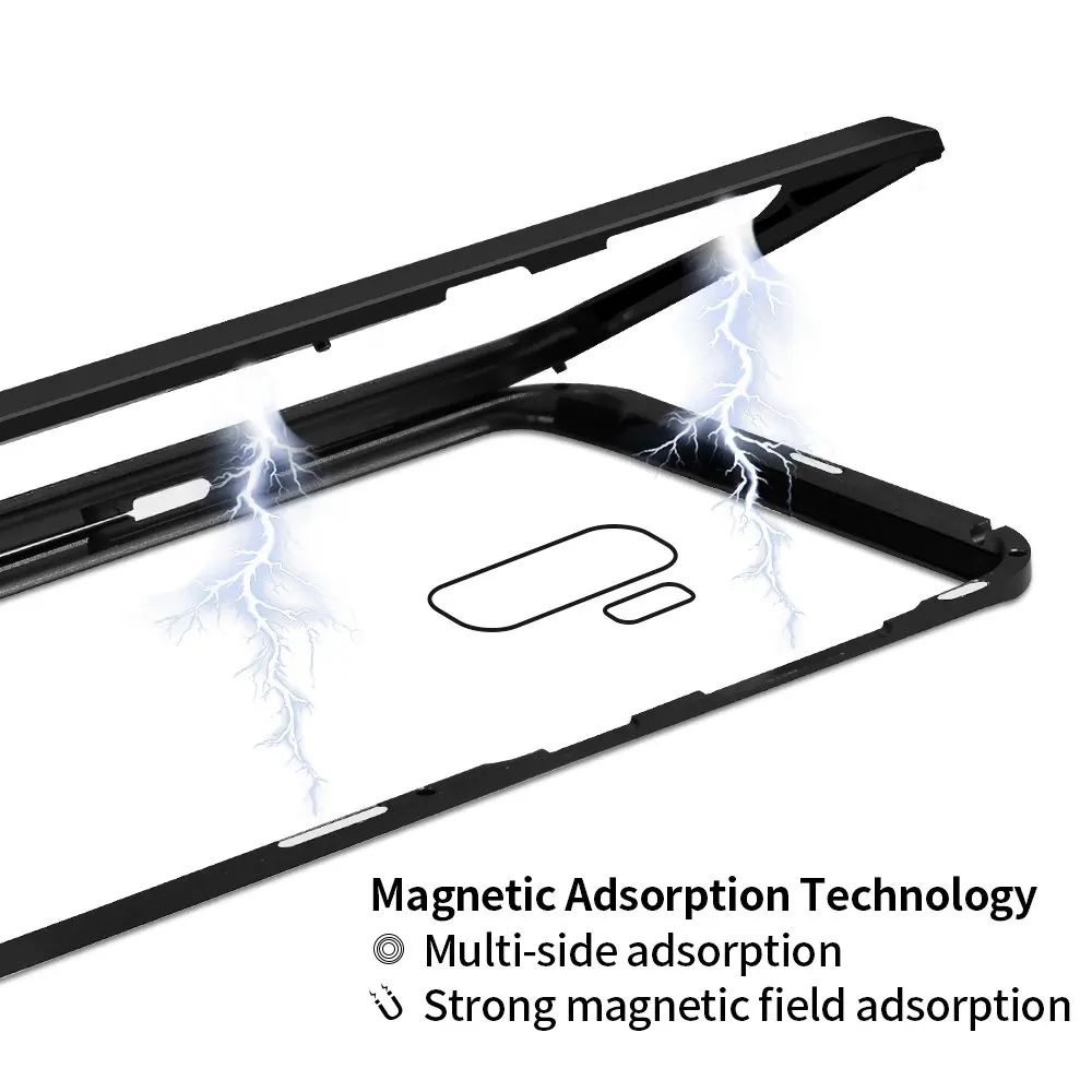 Магнитная Адсорбция металла Стекло чехол для huawei P30 P20 Lite рro Коврики 20 10 Nova 3i 3 3E 4 4E 5 5i Pro Чехол для телефона чехол Coque