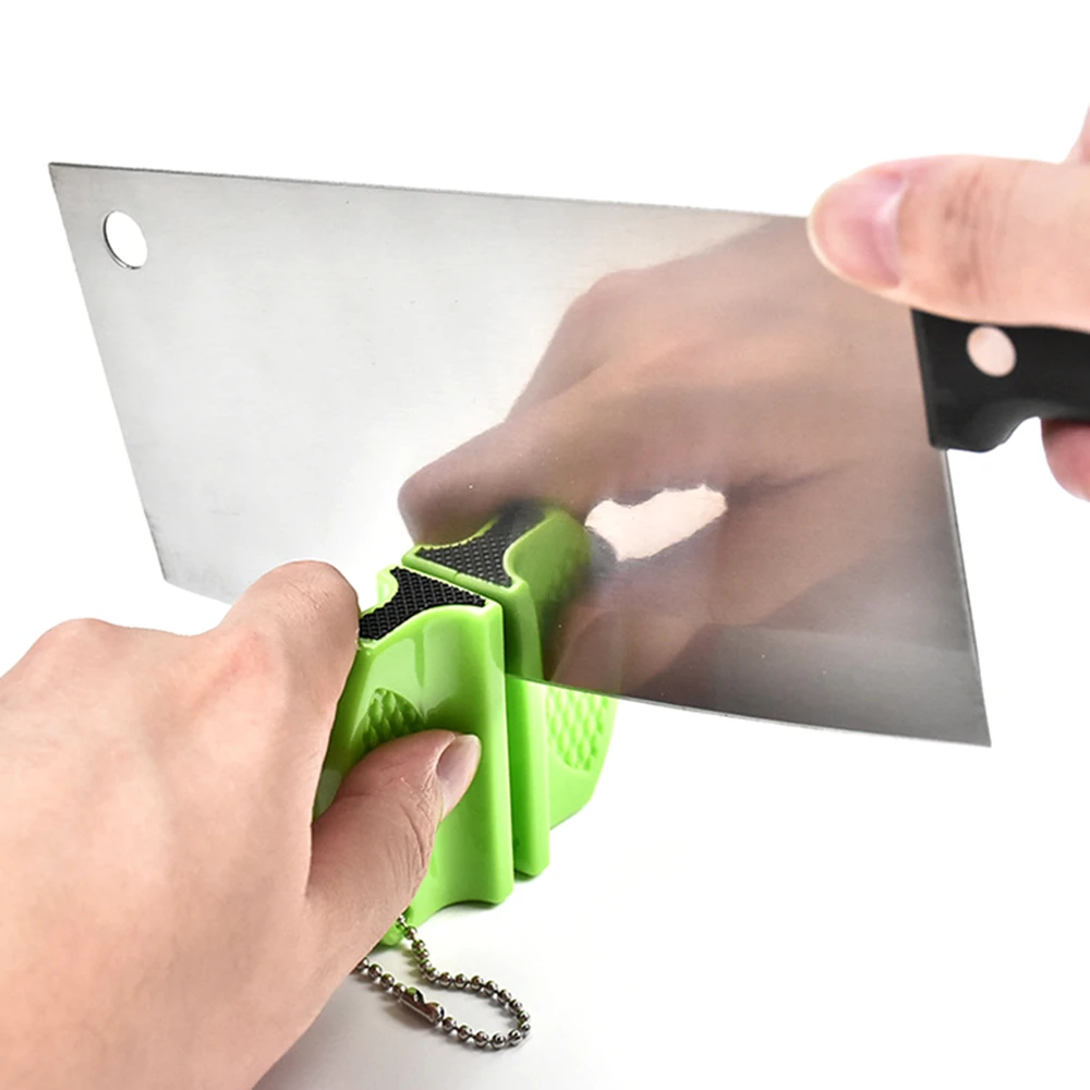 

Portable Mini Knife Sharpener Outdoor Tools Accessories Creative Butterfly Type Two-stage Camping Pocket Knife Sharpeners