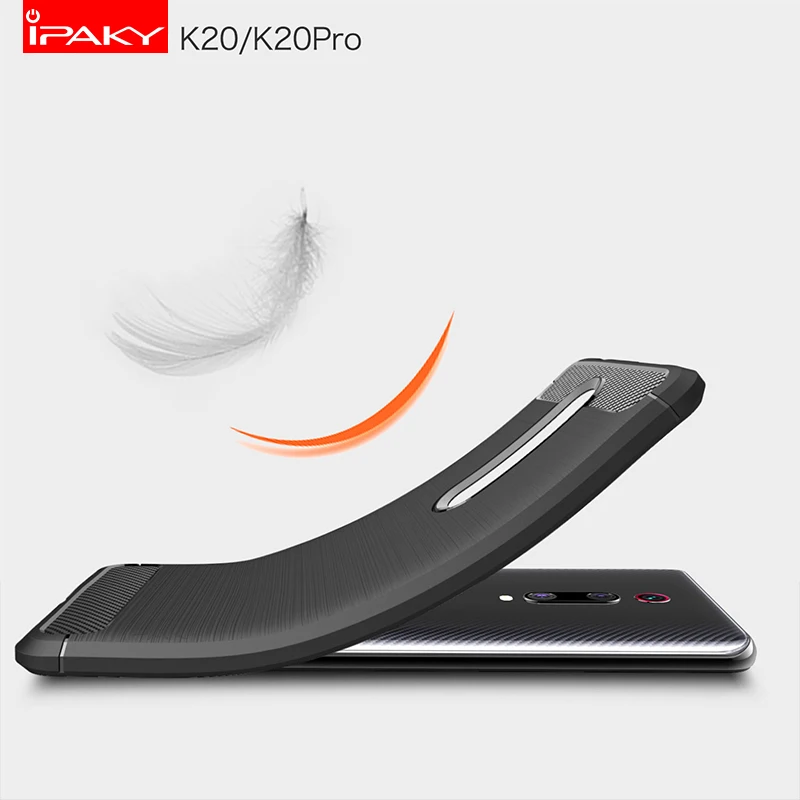 Чехол для Xiao mi Red mi K20 iPaky для Red mi K20 Pro, силиконовый матовый ударопрочный защитный чехол из углеродного волокна для Xiaomi mi 9T