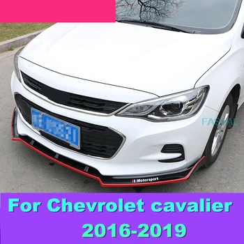 

For Chevrolet cavalier 2016-2019 Modified car sports front shovel ABS decorative front lip anti-collision wear car accessories