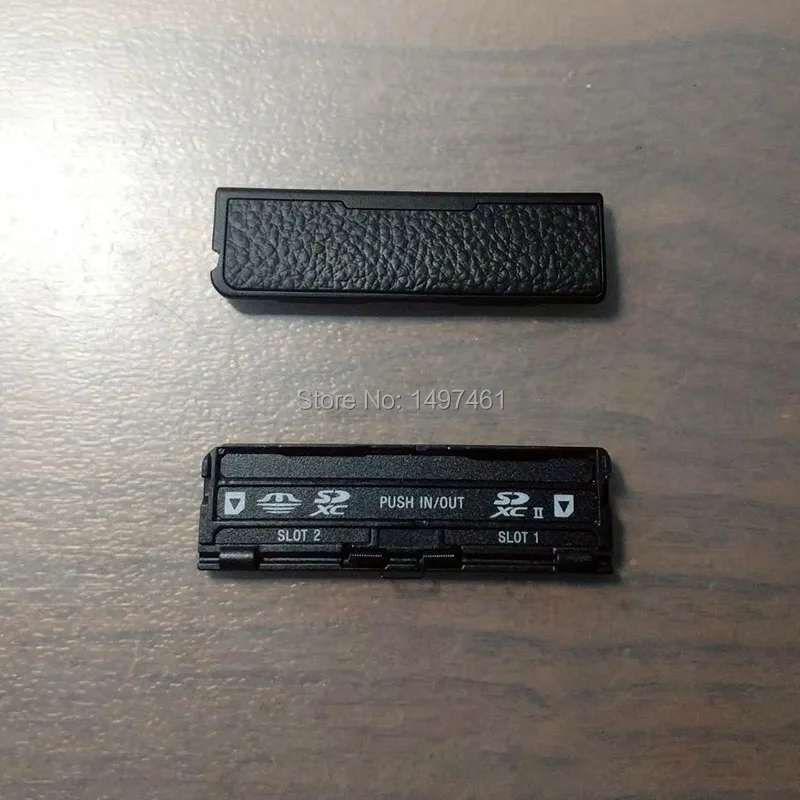 Side double Memory card slot door lid repair parts for Sony ILCE-7M3 ILCE-7rM3 A7M3 A7rM3 A7III A7rIII camera