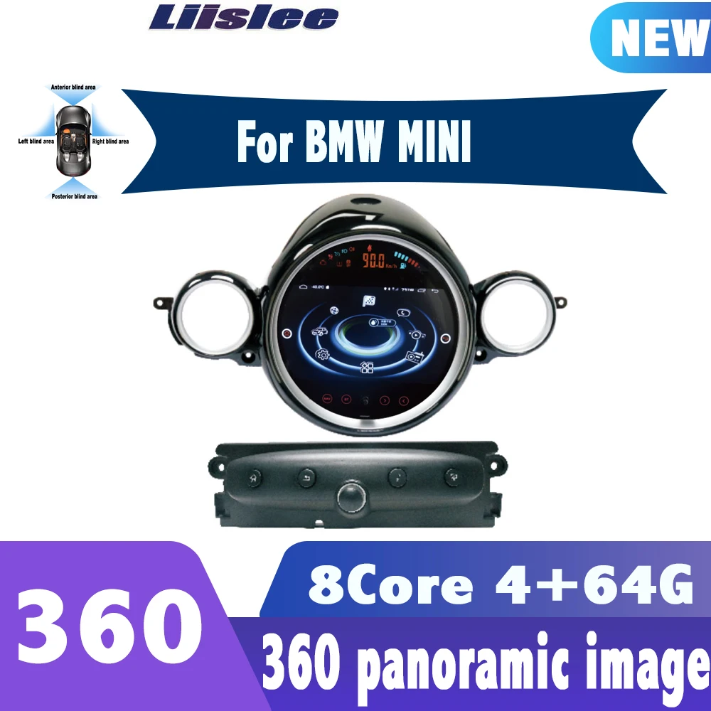 Автомобильный Android 10 0 мультимедиа 360 camer для BMW Mini Cooper 2011 2012 2013 2014 2015 2016 навигация WIFI