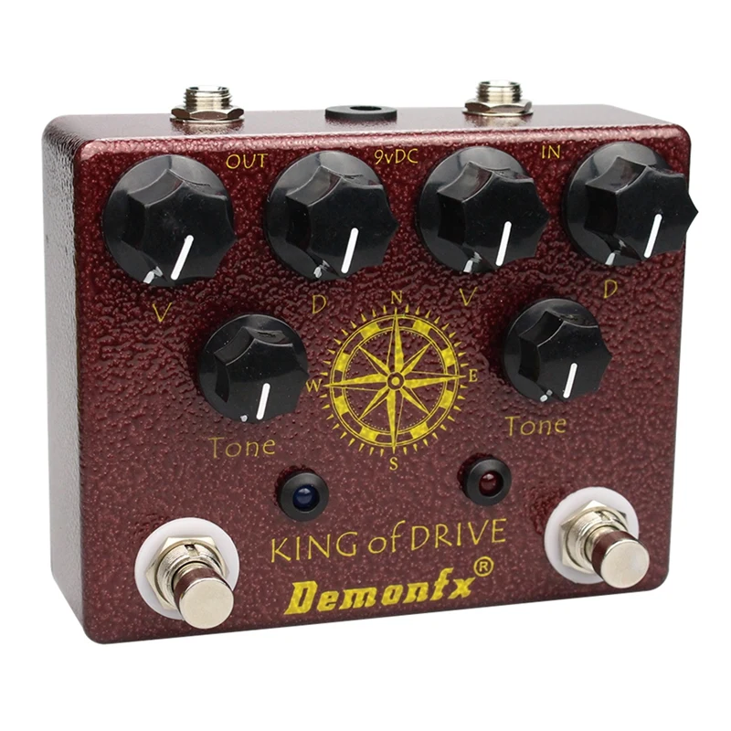 HOT SALE Demonfx King Of Tone Overdrive Based On Man Effect King Of Drive Guitar Effect Pedal