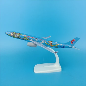 

20cm China Eastern Airlines A330 Story Plane Model Painted Eastern Buzs Light Year A330 Collector's Edition Toy Airplane Model