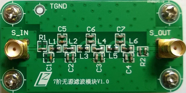 

7th Order Passive Filter Module LC Elliptical Low Pass Filter