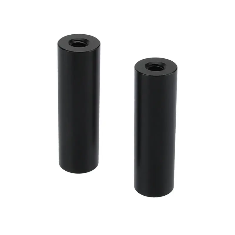 2 Pcs Aluminum 15mm Micro Rods 2" Standard with 1/4"-20 Female Threads For Camera Shoulder Rig camera accessories