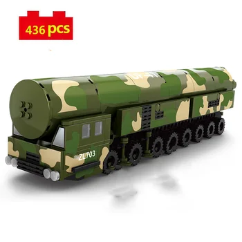 

Military series Chinese Army DF-41 long-range strategic air defense missile launch vehicle Building Blocks Bricks Toys Gifts
