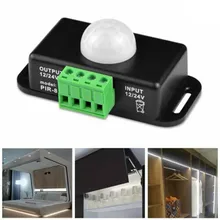 

1PC DC 12V/24V Automatic Infrared PIR Motion Sensor Switch Body Infrared PIR LED Light Strip Motion Sensor Switch