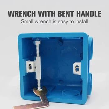 

86 Type Switch Bottom Box Recovery Repair Tool+Long Screws Tapered Head+Wrench Stainless Steel + Copper