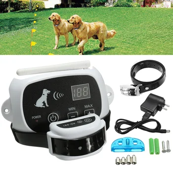 

Electric Dog Pet Training Fence Containment System Transmitter Collar Waterproof For Pet Dogs