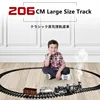 Children's Electric Smoking Rail RC Car Sound Light Music Parent-Child Interaction DIY Assembly Steam Remote Control Train Toy 2