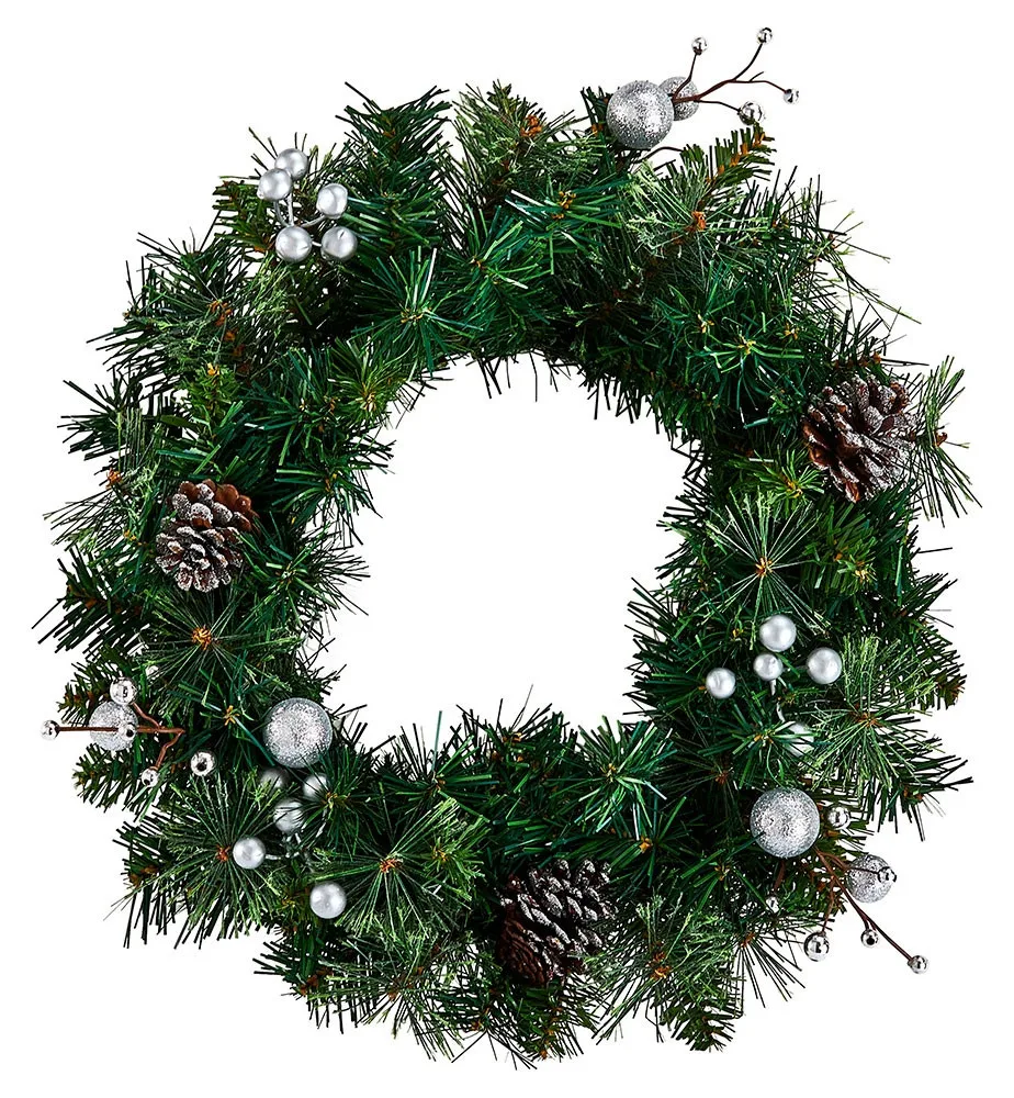 Home& Garden Festive& Party Supplies Artificial Decorations Wreaths& Garlands Actuel 549608