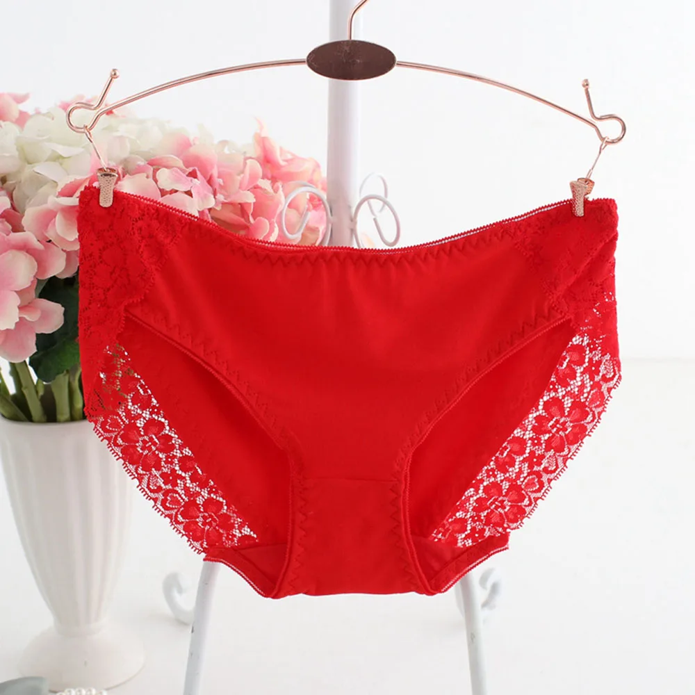 

Panties for Women Sexy Lace Cotton Comfortable Cotton Underwear Girl Briefs Fashion Female Sexy Underpants Intimates Lingerie