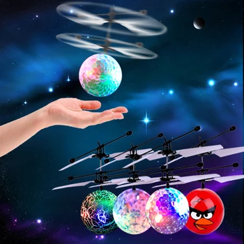 

Colorful Mini Drone Shinning LED RC Drone Flying Ball Helicopter Light Crystal Ball Induction Dron Quadcopter Aircraft Kids Toys