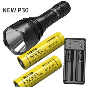

NITECORE NEW P30 Hunting Flashlight XP-L HI V3 max 1000 Lumen Long throw 618 meter 21700 Battery Torch Outdoor Sports Light