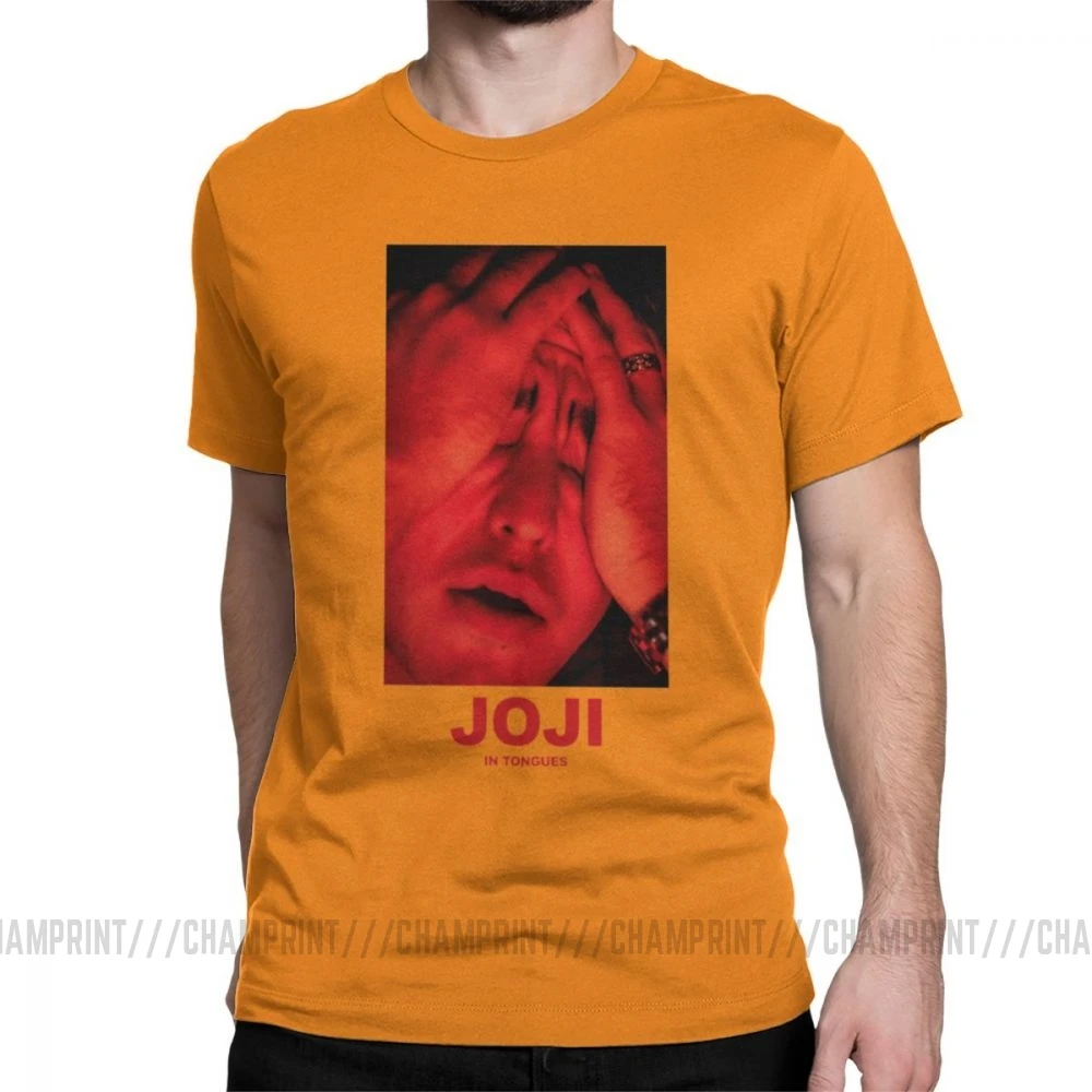 Мужская футболка Joji, грязный Франк, розовый Guy Meme, японский Ютуб, хлопок, безумные футболки с коротким рукавом, летняя футболка - Цвет: Оранжевый
