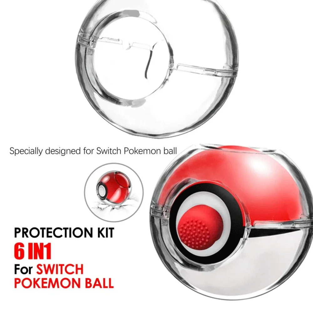 KJH 6 в 1 пластиковый чехол для nyd Switch Poke Ball Plus NS Poke Bao Dream Handle защитный чехол Аксессуары