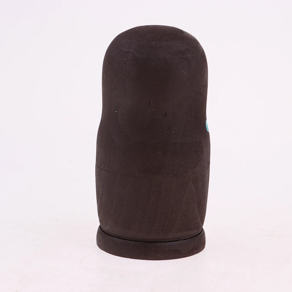 Christmas Decoration Gift - Cartoon Owl Pattern Russian Matryoshka Babushka Dolls - Hand Painted Wooden Dolls 5 Pieces Kit