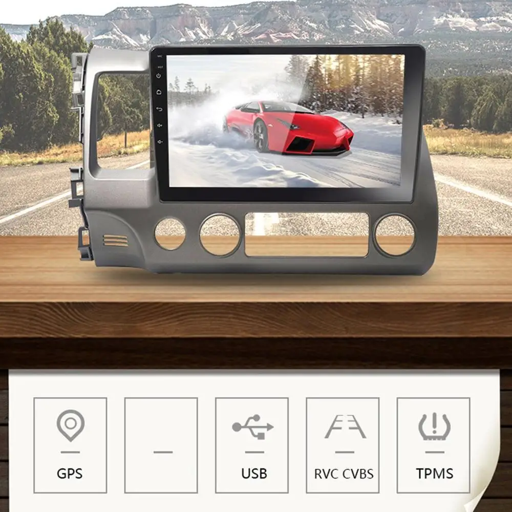 

10.1 Inches for Android 9.1 Car Mp5 Player 1+16g Wifi Fm Big Screen Android Car Gps Radio Video Player
