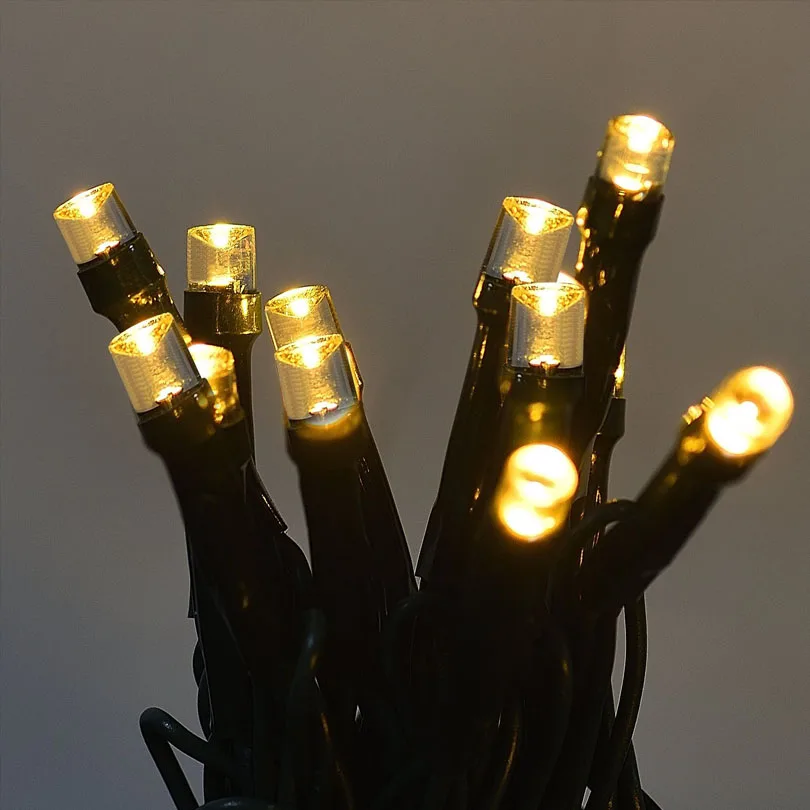 Светодиодная гирлянсветильник на солнечной батарее праздничная лампа для