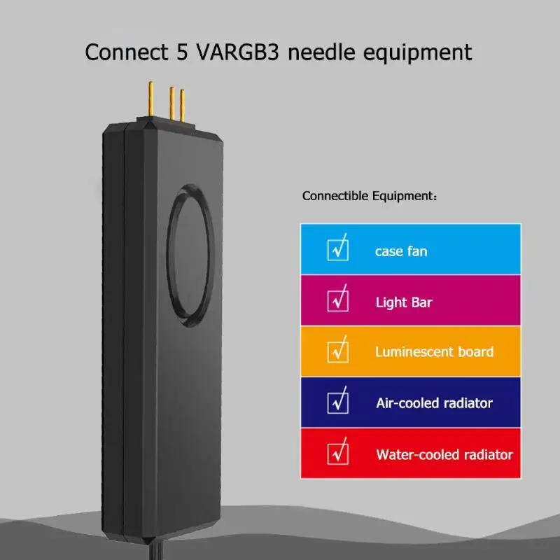 Jonsbo SATA Pin блок питания ARGB контроллер для 3Pin 5V чехол светодиодный осветительный