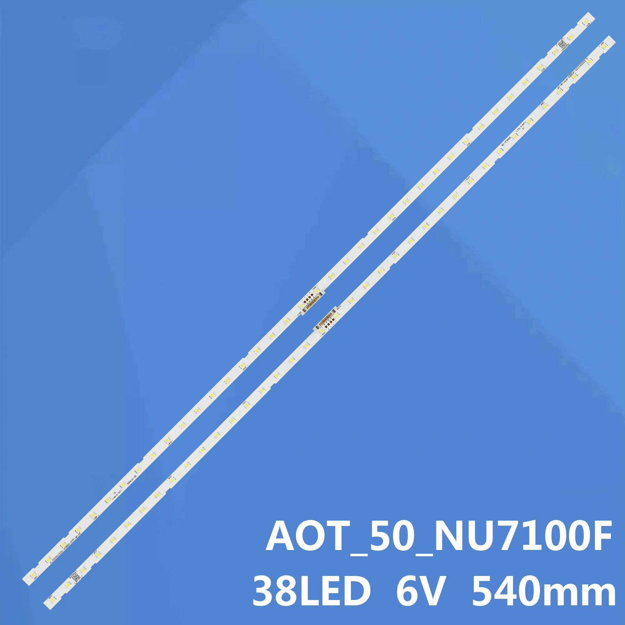 LED strip For Samsung AOT_50_NU7100F_2X38_3030C BN96-45952A BN96-45962A V8N1-500SM0-R0 UE50NU7100 UE50NU7020 50NU7400 UN50NU7400