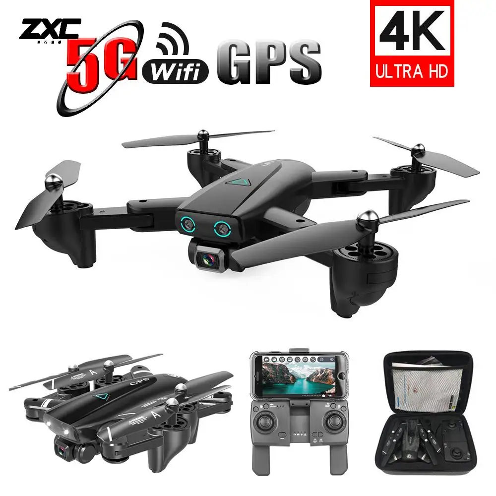 S167GPS 5G Wi Fi мини дрона 4K HD Profissional Дрон камеры Складная RC Quadcopter автоматический