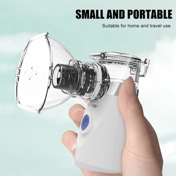 

Ultrasonic Portable Nebulizer Mini Handheld Inhaler Respirator Humidifier Health Care Children Home Inhaler Machine Atomizer