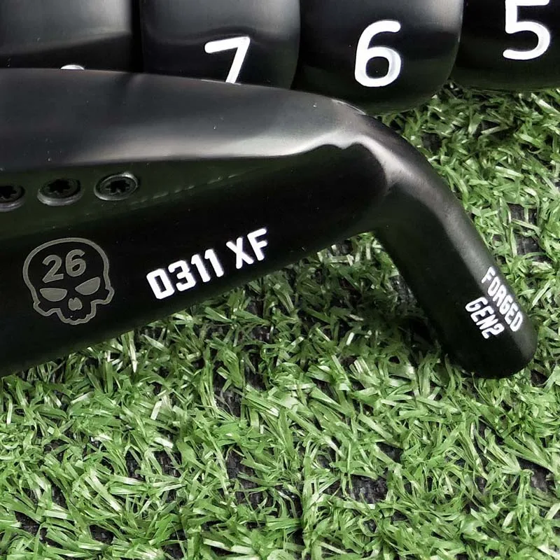 Клюшки для гольфа 0311XF GEN2 Skull Limited черные клюшки для гольфа 3-9, W, G, S, L, 11pes графитовый или стальной вал с крышкой на голову