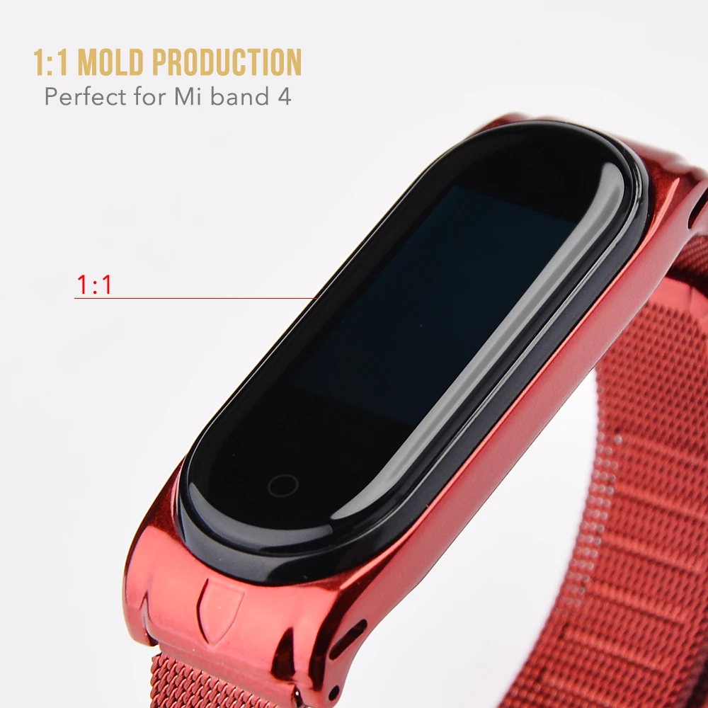 Mi Band 4 металлический ремешок из нержавеющей стали для Xiaomi mi Band 4 сменный ремешок mi Band 4 ремешок с пряжкой умные часы браслет браслеты